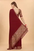 Vichitra Embellished Saree for Women 