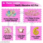 65 Pcs 6th Birthday Decoration kit, Multicolour, Set of 1