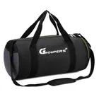 Polyester Duffle Gym Bag for Men & Women (Black)