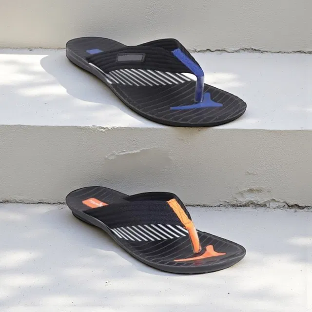 Flipflops for Men, Pack of 2, Multicolor (9)