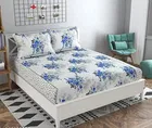 Printed Double Bedsheet with 2 Pillow Covers 
