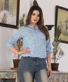 Rayon Printed Top for Women 