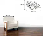 Live Laugh and Love Quote Self Adhesive Wall Stickers
