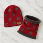 Woolen Printed Cap with Neck Warmer for Men 