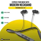 Tecsox Jazz 251 Wireless neckband design Bluetooth Neckband-Black