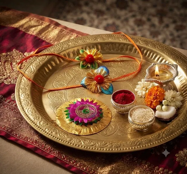 Fabric Rakhi (Multicolor, Pack of 4)