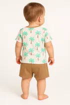 Cotton Printed Clothing Set for Boys 