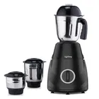 Lifelong LLMG300 Power Pro LX 500-Watt Mixer Grinder with 3 Jars (Liquidizing, Grinding and Chutney Jar), Stainless Steel blades, 1 Year Warranty (Black)