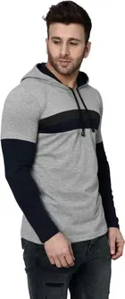 Full Sleeve Hooded T-Shirt for Men 