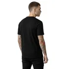 Polyester Printed T-Shirt for Men, Black 