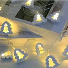 14 LEDs 2. 5 m Golden Wooden String Tree Shape Yellow LED Light 