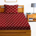 Polycotton Single Bedsheet with Pillow Cover 60x90 Inch 