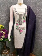 Embroidered Patiala Suit for Women 