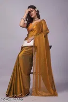 JImmy Choo Saree for Women, Gold 