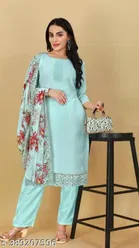 Embroidered Unstitched Suit for Women 