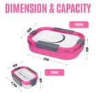 Stainless 2 Containers Lunch Box 