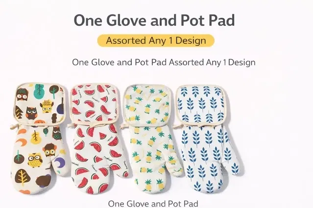 Oven Glove and Pot Pad Assoretd Any 1 Design