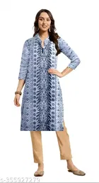 Woolen Printed Kurti for Women 
