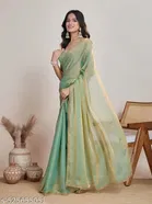 Two-Tone Chiffon Saree for Women 
