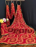 Georgette Printed Saree for Women 