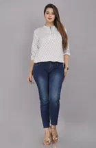 Rayon Printed Top for Women 