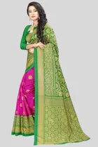 Art Silk Printed Saree for Women 