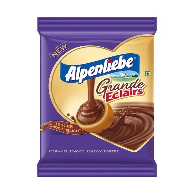 Alpenliebe Eclairs Grande With Choco Delight 129 .6 g (25 Pc)