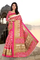 Art Silk Kalamkari Saree for Women 