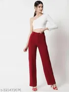 Cotton Blend Trouser for Women 