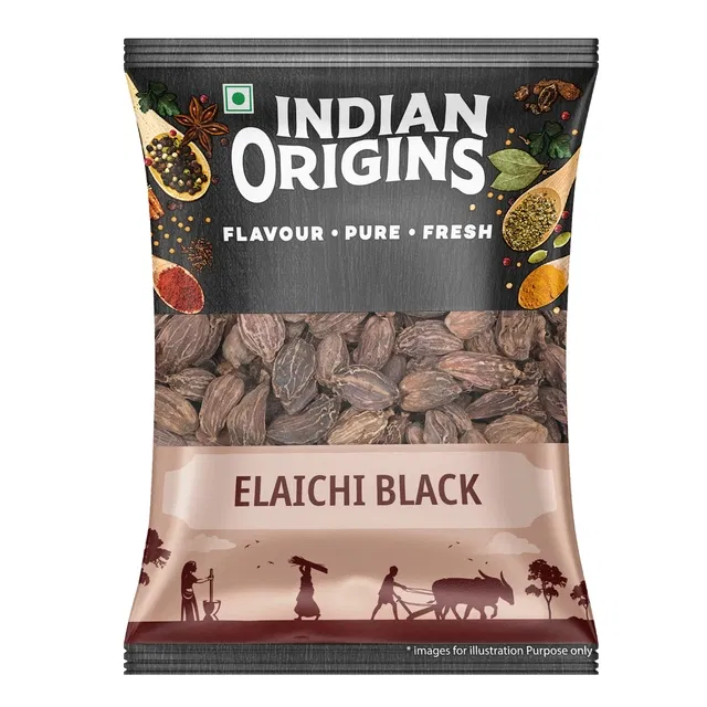 इंडियन ओरिजिन्स इलायची ब्लैक 50 g