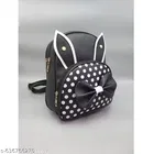 PU Backpack Bag, Black
