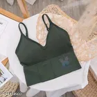 Viscose Spandex Bra for Women, Grey 