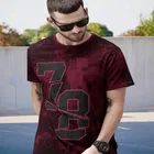 Polyester Round Neck T-Shirt for Men (Maroon, M)