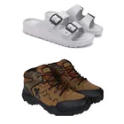 Combo of Casual Shoes with Sliders for Men 