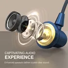 Aroma NB119 Zebra Bluetooth Neckband - 100H [Chrome Blue]