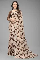 Georgette Printed Saree for Women 