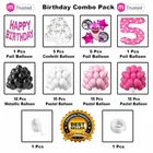 Baby Shark Theme 5th Happy Birthday Decoration,Multicolour,Set Of 1