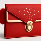 PU Solid Clutch for Women