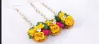 Bridal Artificial Flower Jewellery Set, Multicolour, Pack of 12