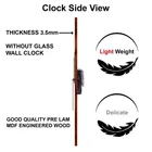 Plastic Wall Clock, Medium [11" × 11"] 