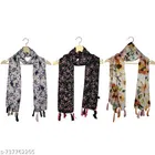 Stylish Ladies Scarves for Women, Pack of 3
