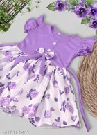 Crepe Frock for Girls 