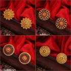 Gold-Plated Earrings/Studs/Bali Combo For Women'S/Girls