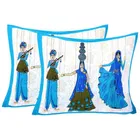 कॉटन डबल बेडशीट विद 2 पिलो कवर्स 144 TC 