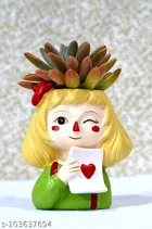 Resin Decorative Cute Plant Holder for Home Decor 