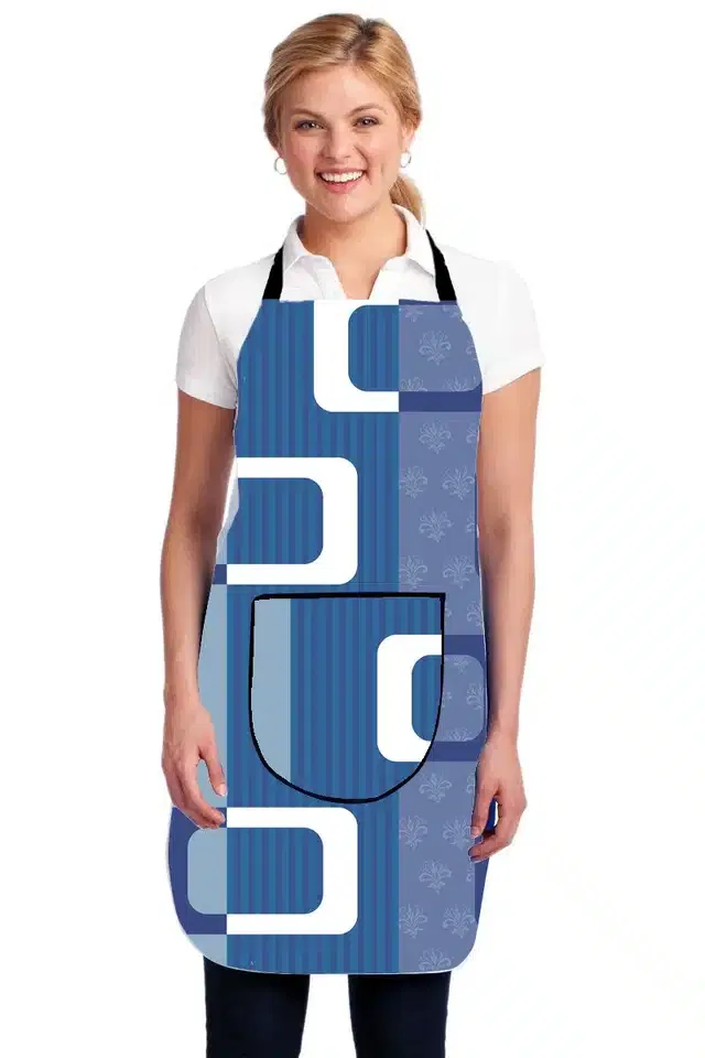 PVC Printed Kitchen Apron (Multicolor)