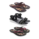 Sandals with 2 Pairs Flats for Women 