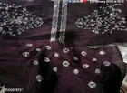 Georgette Saree for Women, Wine 