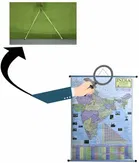 ROLLUP POLITICAL MAP OF INDIA 