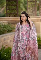 Viscose Rayon Printed Kurta Set for Women 